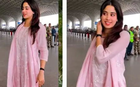 Loved Janhvi Kapoor's Pink Kurta Set? Here’s How You Can Get the Look