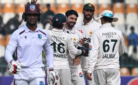 1st Test: Spinners Shine As Pakistan Thrash West Indies By 127 Runs