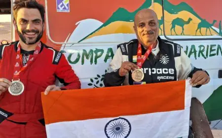 A Historic Finish for India: aerpace Racer Sanjay Takale Shines at Dakar Rally 2025