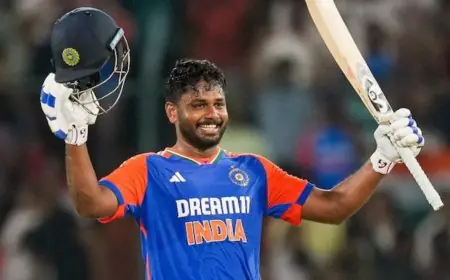 Gavaskar Hits Bullseye, Explains Reason Behind Samson Champions Trophy Snub