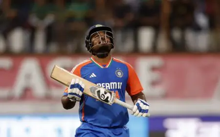 Sachin To Lead Kerala Ranji Team In Absence Of England T20Is-Bound Samson