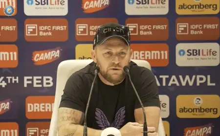 England Coach McCullum's Firm Take On Under-Fire Gambhir's Coaching