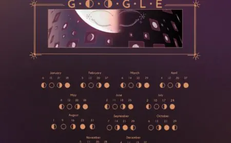 Google Doodle Celebrates January's Half Moon With An Interactive Lunar Phase Game