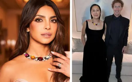 Priscilla Chan and Priyanka Chopra: One Necklace, Two Iconic Moments