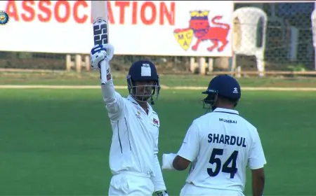 Ranji Trophy LIVE: Shardul The Hero For Mumbai As Rohit Flops Again