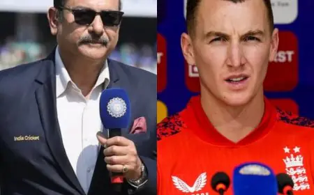 "No Smog": Gavaskar, Shastri Roast Brook After Falling To Chakravarthy