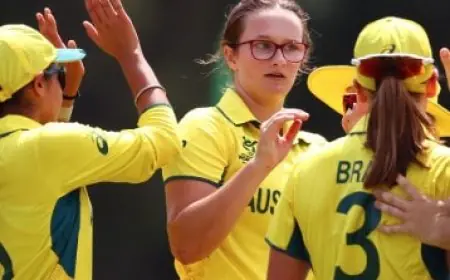 Australia Put One Foot In Semi-Finals In 19 Women's T20 World Cup