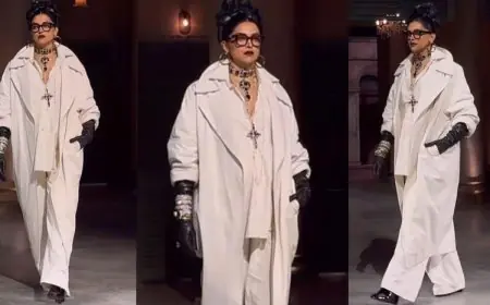 Deepika Padukone Opens The Show For Sabyasachi's 25th Year Celebration In True Rekha Style