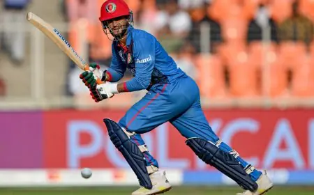 Azmatullah Omarzai Named ICC Men's ODI Cricketer Of The Year