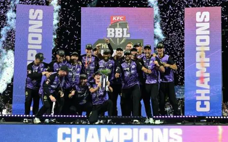 Mitchell Owen Helps Hobart Hurricanes Win Maiden Big Bash League Title