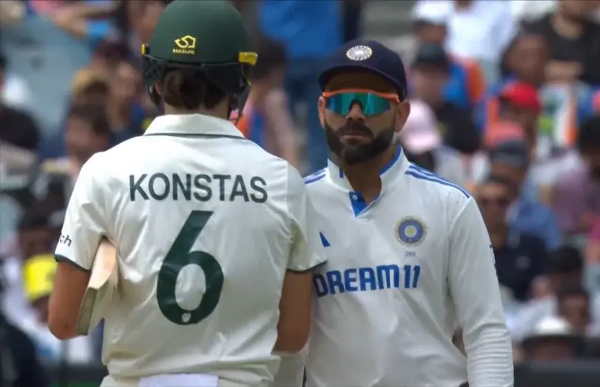 "Smell The Coffee": Gavaskar Slams Aus Over Kohli-Konstas Shoulder-Barge