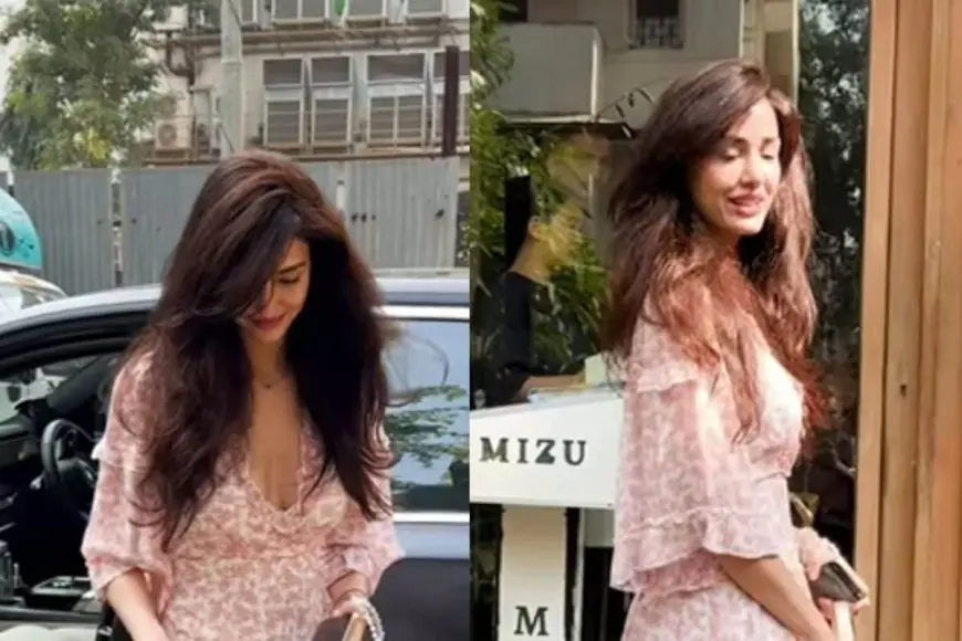 Disha Patani's Pastel Pink Floral Look Is the Ultimate Spring Style Inspiration for 2025