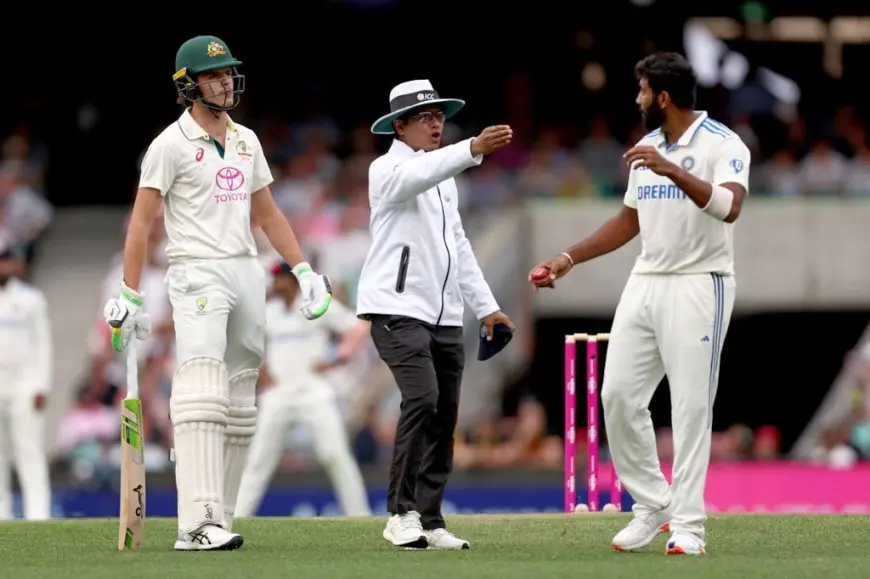 5th Test: Khawaja Out On Last Ball Of Day 1 As Bumrah Clashes With Konstas