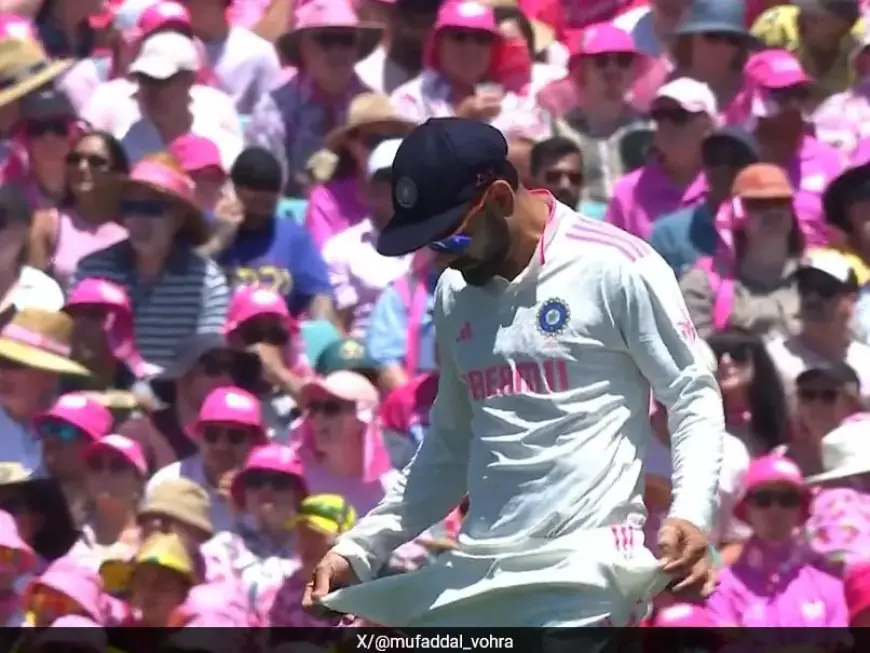 Watch: Kohli Mocks Fans With Sandpaper Gesture Amid Social Media Accusation