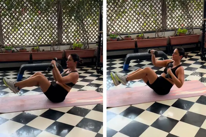 Kareena Kapoor Khan Inspires Fans with an Intense Workout