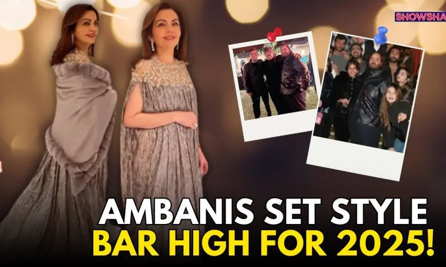 Nita Ambani, Mukesh Ambani, Radhika &amp; Anant Ambani Set The Style Tone For 2025 At New Year Party