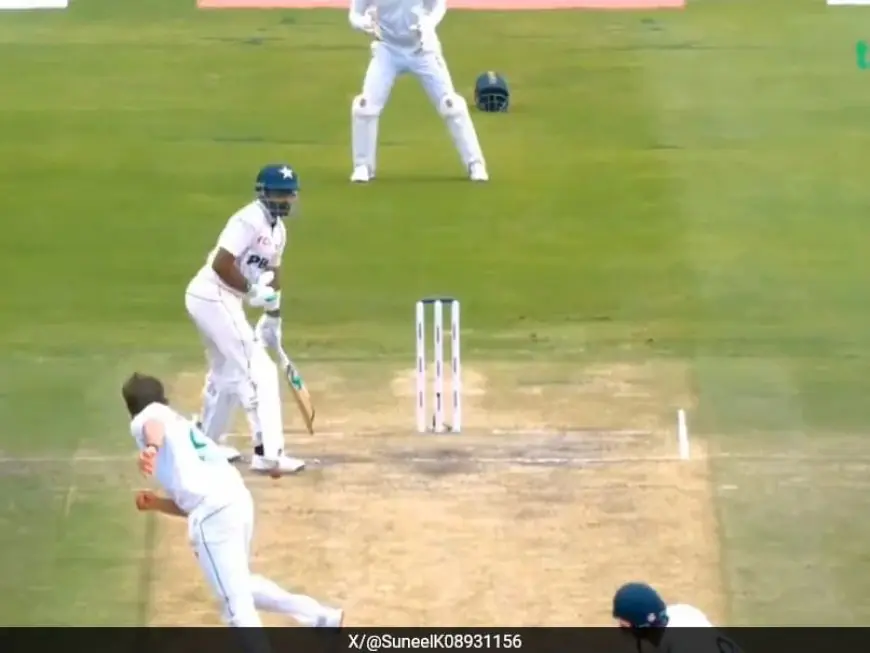 Watch: South Africa Star Throw Ball At Babar Azam, Tempers Flare On Pitch