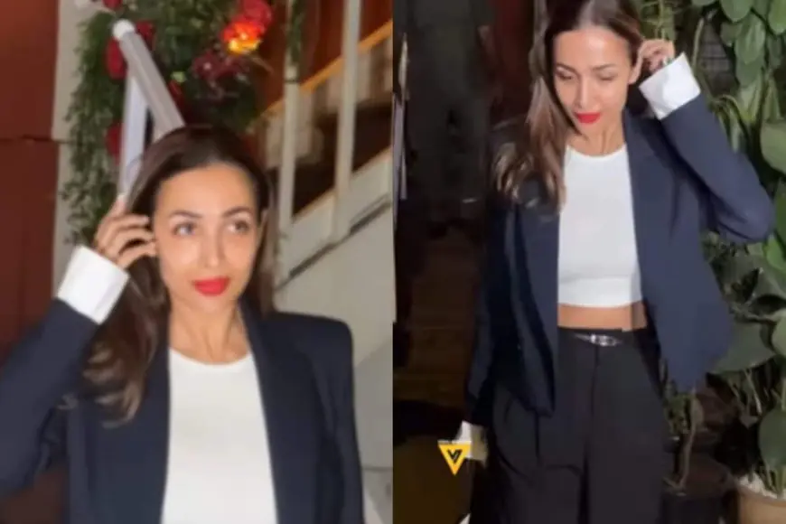 Malaika Arora Pairs A Chic Blazer With Bermuda Shorts And Gives A Fun Spin To The Corporate-Core Aesthetic