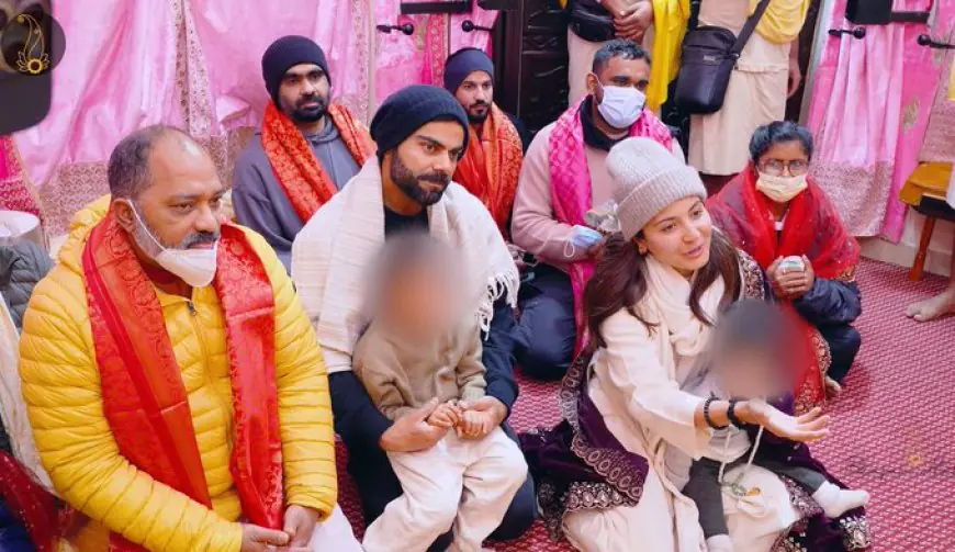 "Kuch Sawaal They Mann Mein": Anushka, Virat Visit Premanand Maharaj