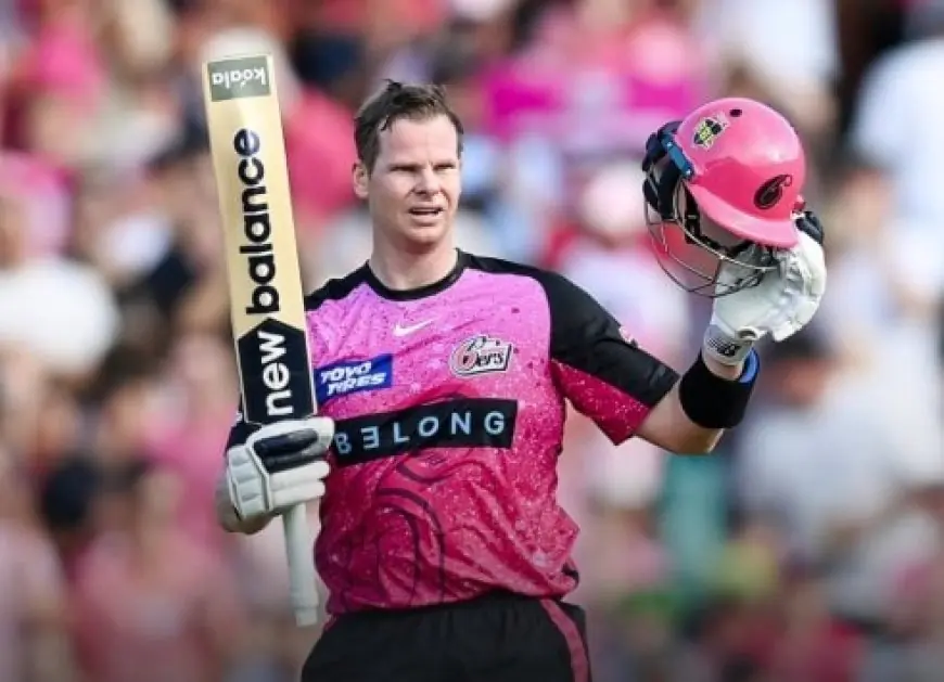 Smith Slams Stunning Ton For Sydney Sixers, Equals Massive BBL Record