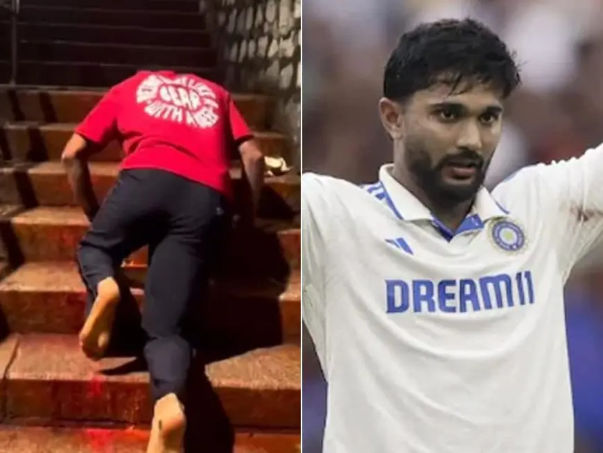 Viral Video: Reddy Climbs Tirupati Stairs On Knees After Return From Aus