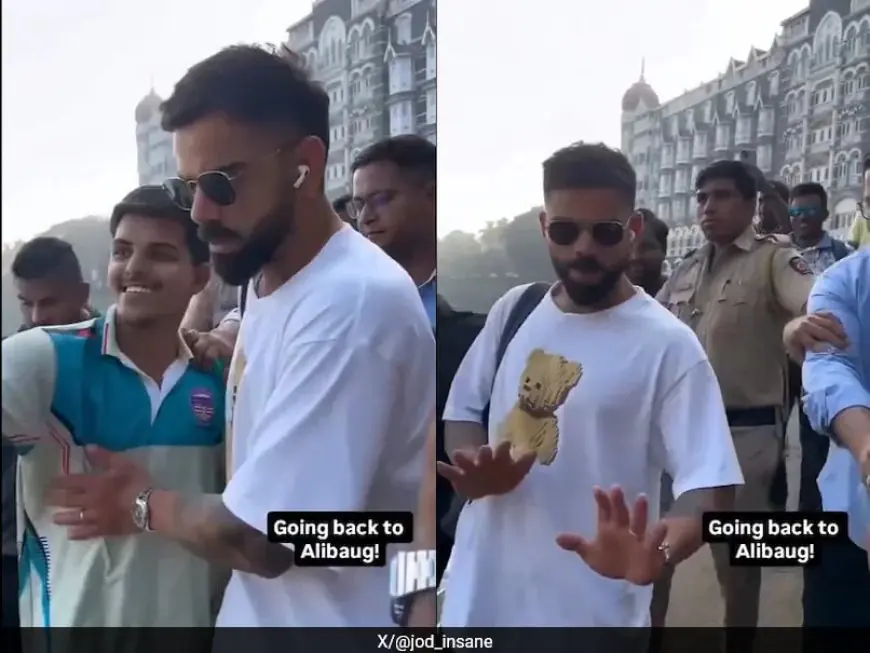 "Bhai Mera Raasta Mat Roko": Virat Kohli Frustrated By Fans. Video