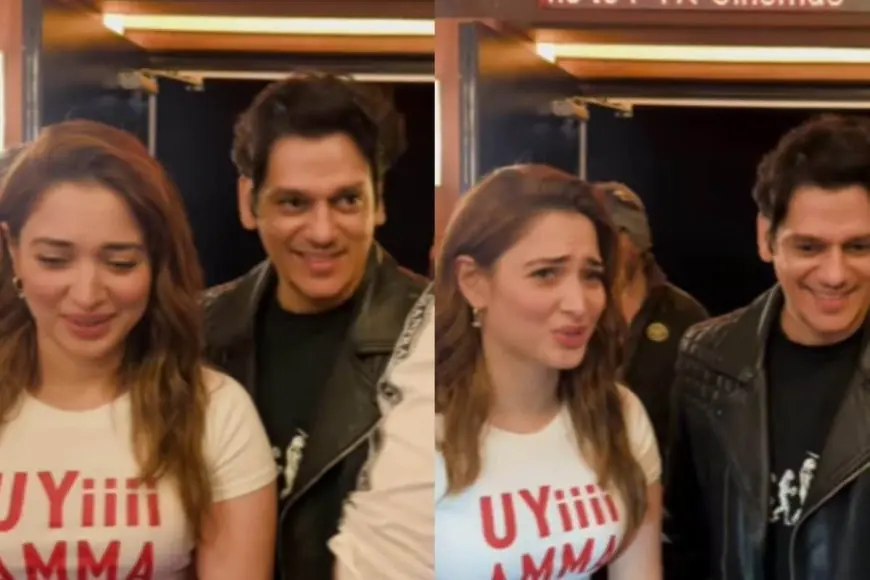 Tamannaah Bhatia And Vijay Varma Set Couple Goals In Complementing Casual Wear At Azaad Screening