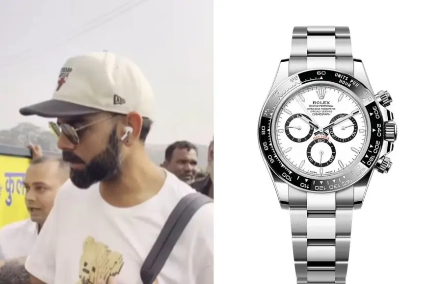 Virat Kohli Sports A Rs 45 Lakh Watch As He Returns From Alibaug To Mumbai