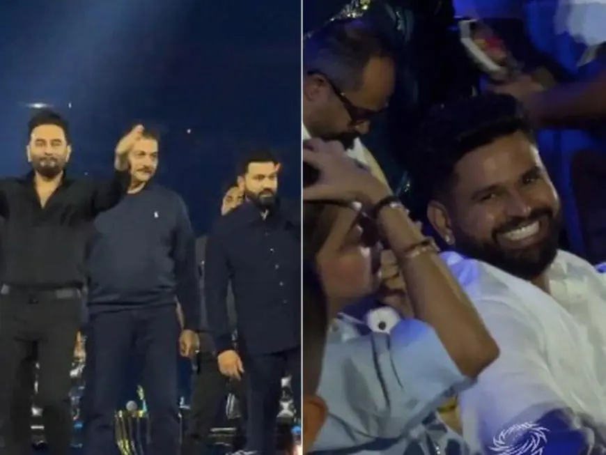 Watch: Rohit Calls Shreyas To Dance On Stage, Here's How The Batter Reacts