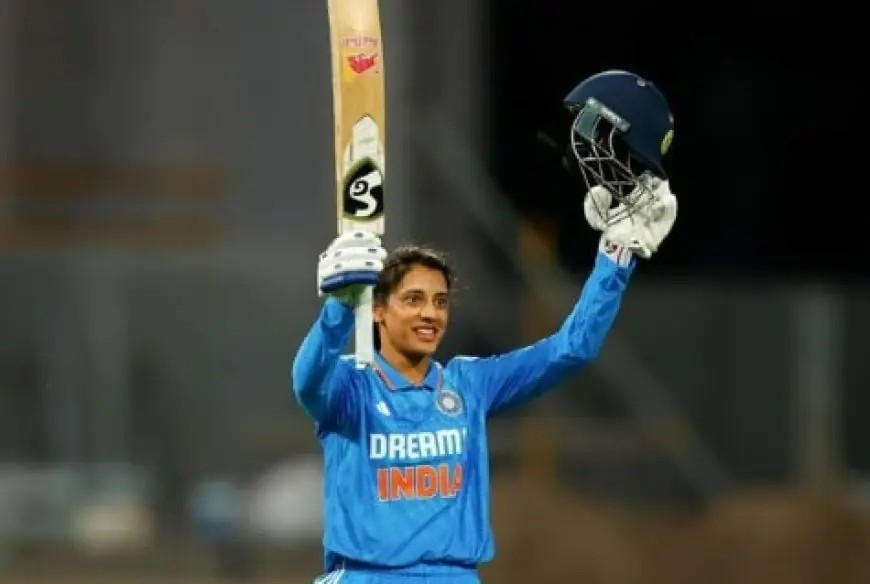 Mandhana Gains A Spot To Reach 2nd Place In Women's ICC ODI Rankings