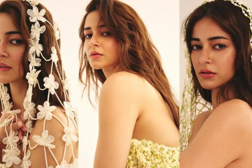 Move Over Organza, Ananya Panday Is Here With Real Flower Dupatta