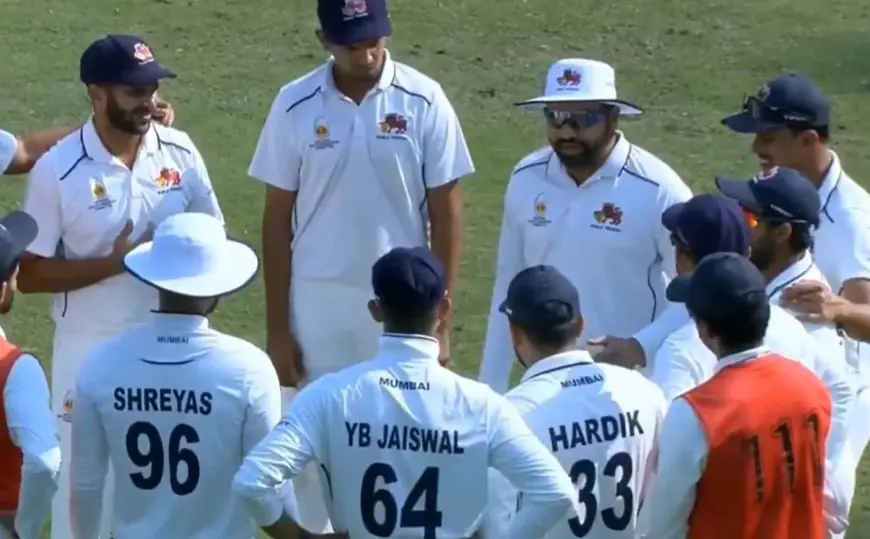 Rohit's Motivating Team Talk To Teammates In Mumbai Huddle Goes Viral: Watch