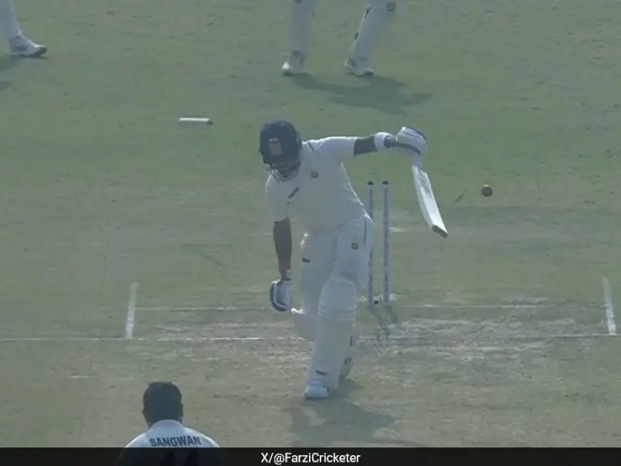 Watch: Kohli's Embarrassing Ranji Trophy Return, Clean Bowled For 6 Runs