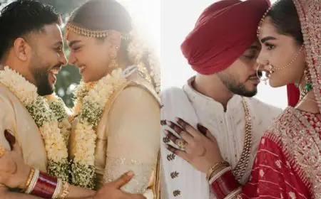 Raftaar, Manraj Jawanda Embrace Their Mallu-Sikh Roots In Lovely Wedding Looks; Rapper Says 'Officially Mr and Mrs Nair'
