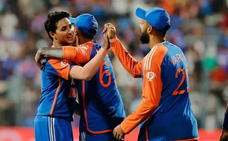 5th T20I: All-Round Abhishek Stars As IND Hammer ENG, Clinch Series 4-1