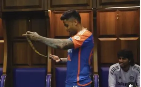 Team India Fielding Awards Are Back, Dramatic SKY Gives Medal To...