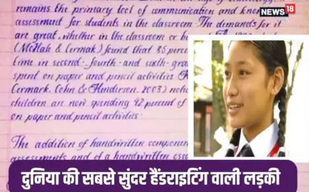 Netizens Swoon Over Young Girl's Perfect Handwriting, Title It 'World's Most Beautiful'