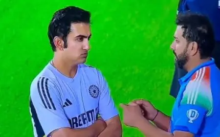 Watch: Gambhir Unhappy With Rohit? Duo's Intense Chat Triggers Speculations