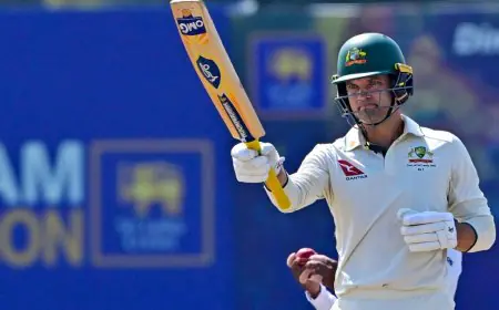 Carey Breaks All-Time Australia Record After Smashing 156 In 2nd Galle Test