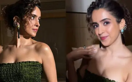 Sanya Malhotra Teaches Us How To Nail The Subtle Effortless Glow