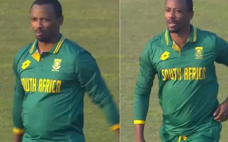 Watch: SA Coach Comes On As Substitute Fielder, Cricket World Stunned