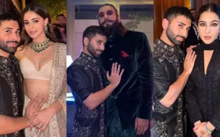 Ananya Panday, Ranveer Singh, Sara Ali Khan And Others Shine In Traditionals At A Star-Studded Wedding