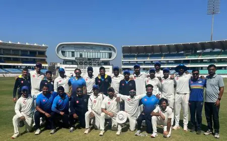Gujarat Crush Saurashtra By Innings And 98 Runs, Reach Ranji Trophy Semis