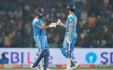3rd ODI Live: Rohit Sharma Back In Rut After Cuttack Ton, Dismissed For 1