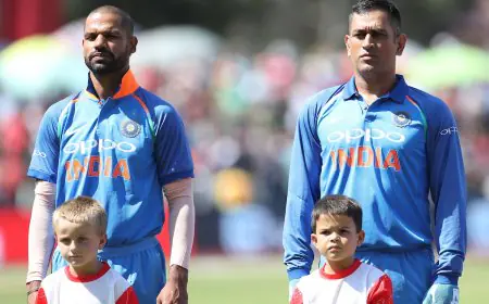 "You Get Scared When...": Dhawan Blunt's Admission On Playing Under Dhoni