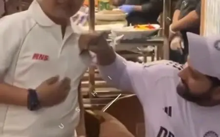 "Fast Bowling?" Boy Turns Up At Rohit, Pant's Table For Autograph. Then...