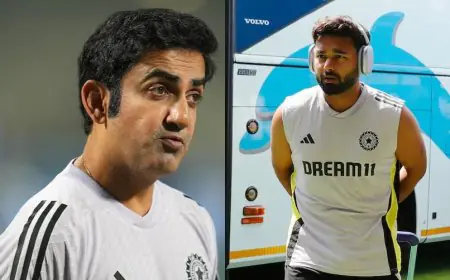 "You Can't Play...": Gambhir Makes Pant's CT 2025 Chances Crystal Clear