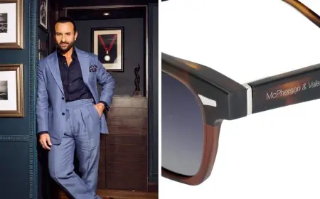 Saif Ali Khan Becomes the face of McPherson & Valentine Sunglass