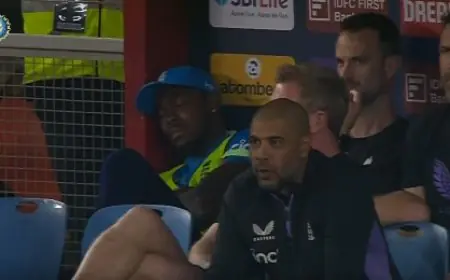 Camera Catches Archer Napping During 3rd ODI. Shastri's Comment Viral