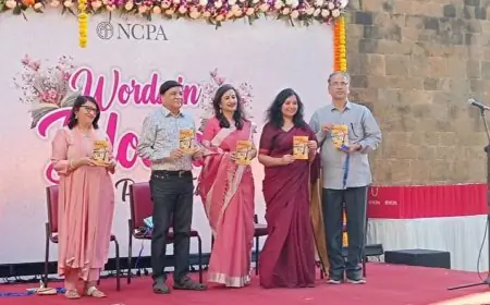 Neelam Saxena Chandra’s Poetry Collection Rhyming with Life Unveiled at NCPA, Mumbai